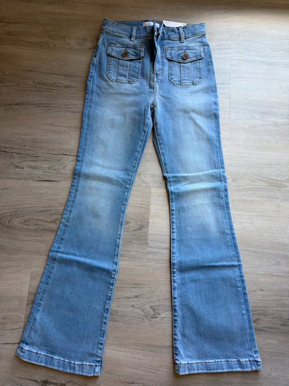 LOFT Light Blue Flare Jeans